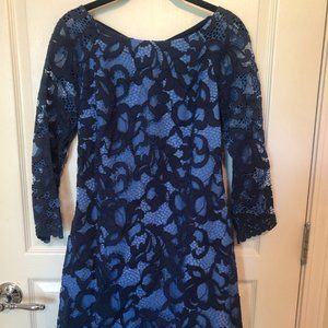 Blue Lilly Pulitzer Lace Dress